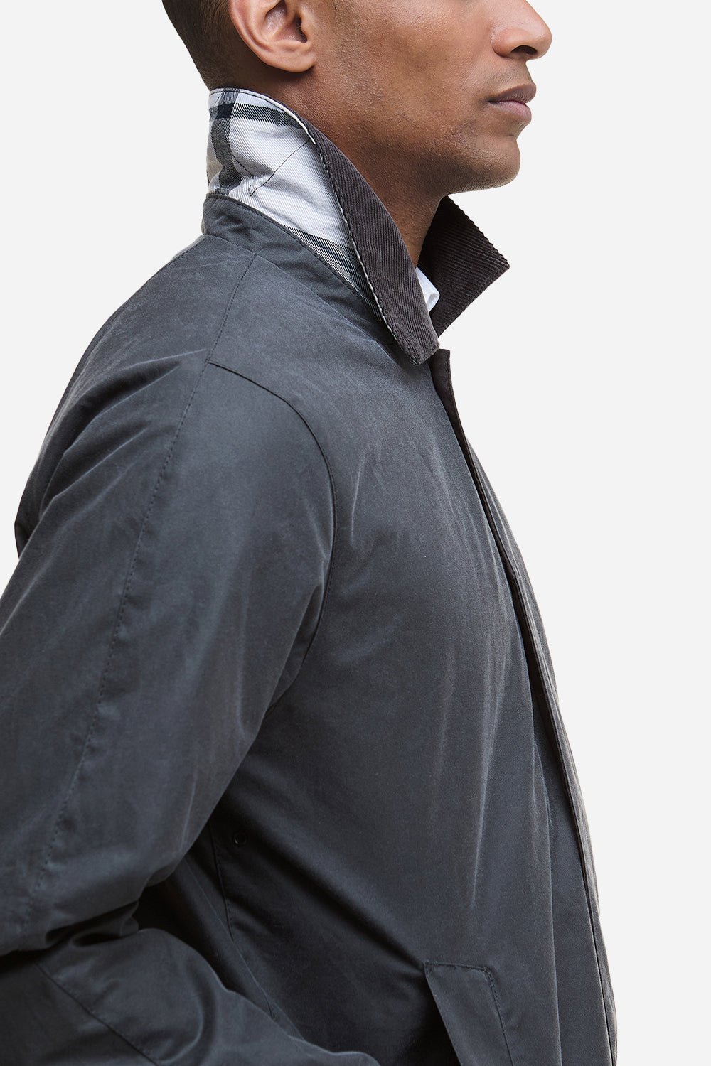 Barbour Lorden Wax Mac (Grey)