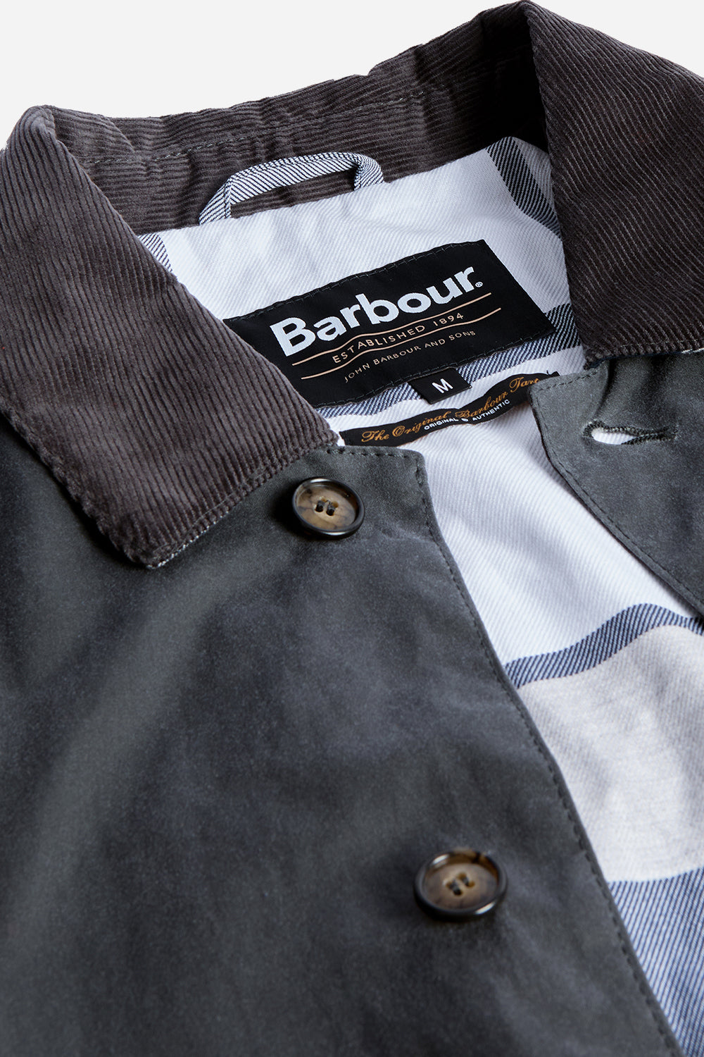 Barbour Lorden Wax Mac (Grey)