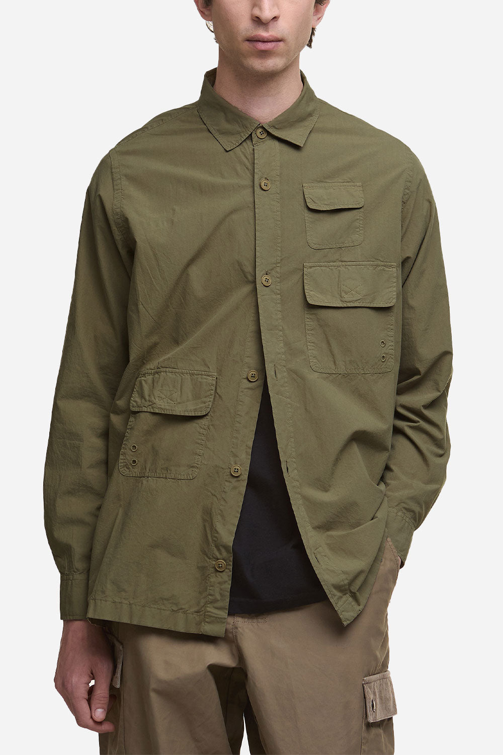 Barbour Morwick Os Shirt (Kaki britannico)
