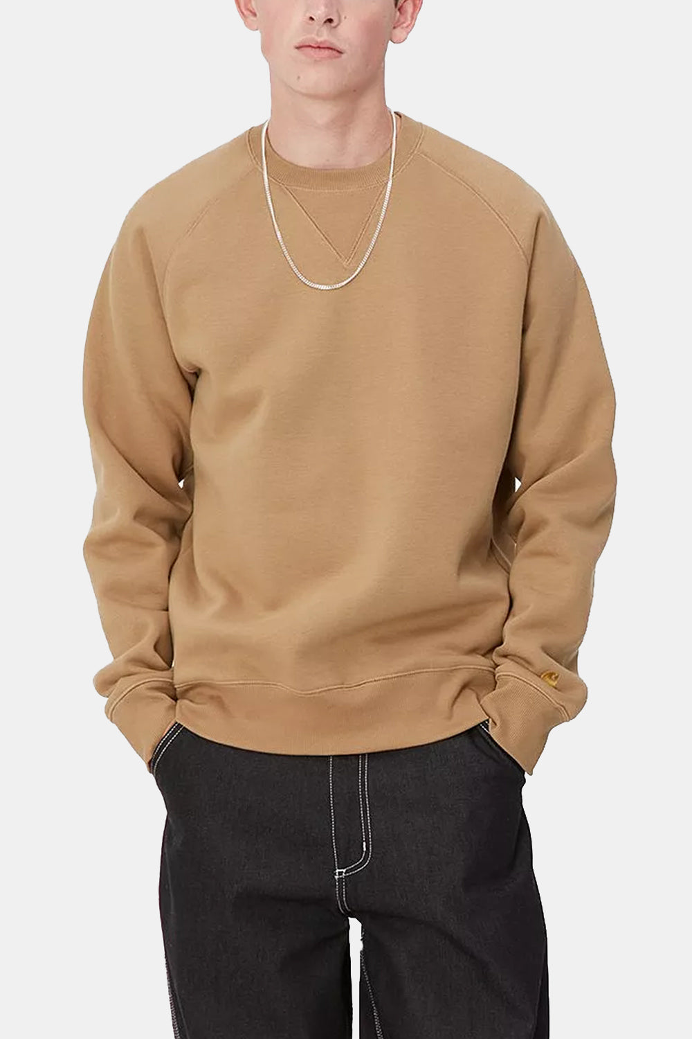 Felpa Pesante Carhartt WIP Chase (Peanut/Gold)