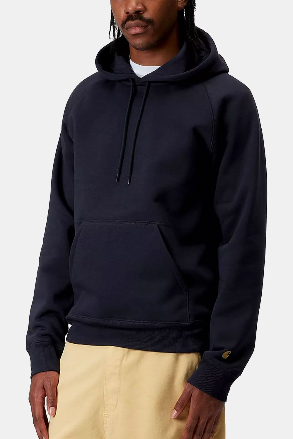Carhartt Wip Wip Chase Sweat (scuro blu scuro/oro)