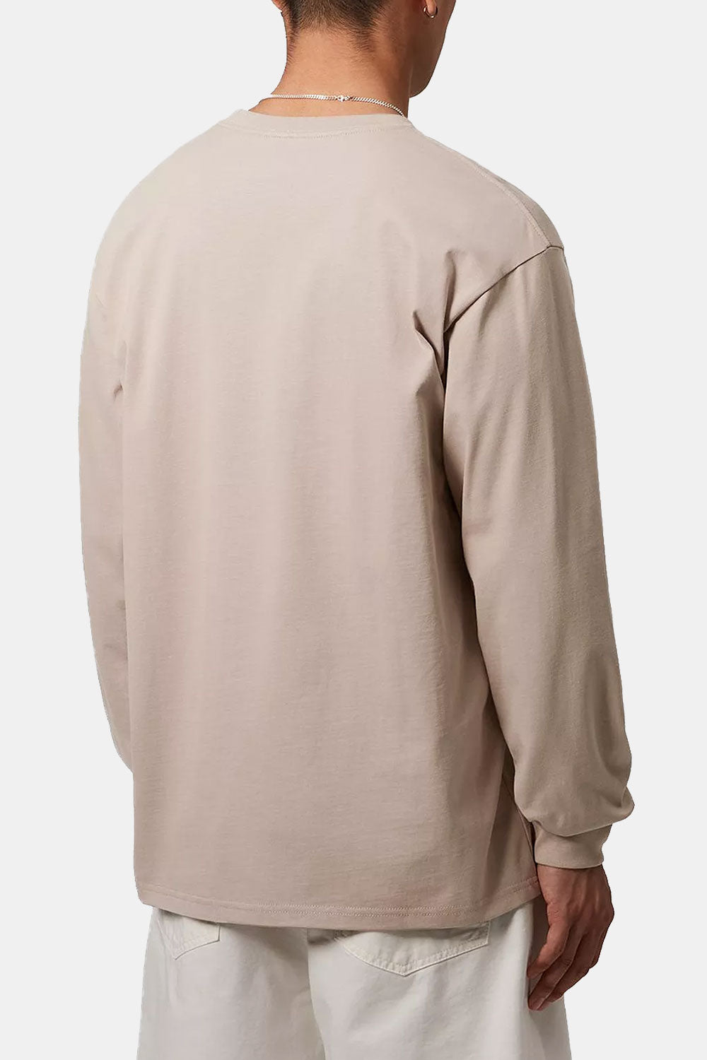 Carhartt WIP Long Sleeve Chase T-Shirt (Dusky Beige/Gold)
