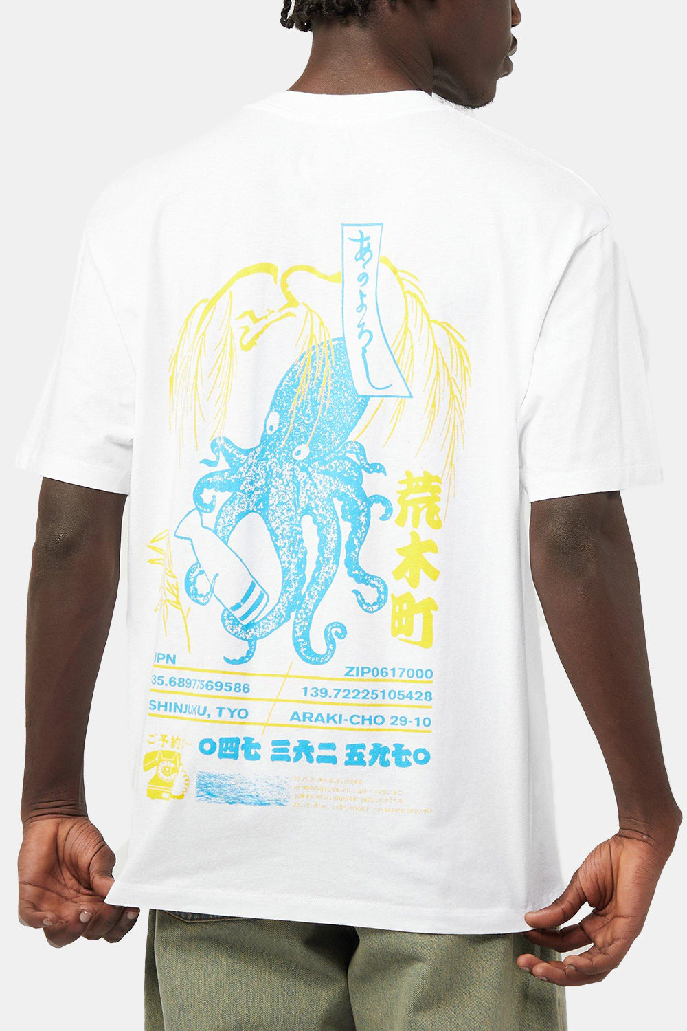 T-shirt dell'umore da bere Edwin (bianco)