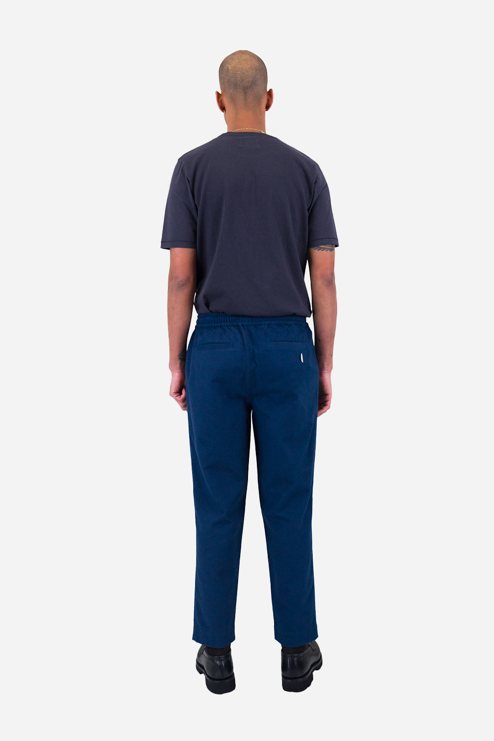 Pant dell'assemblaggio del DrawCord Folk (Moleskin blu inchiostro)