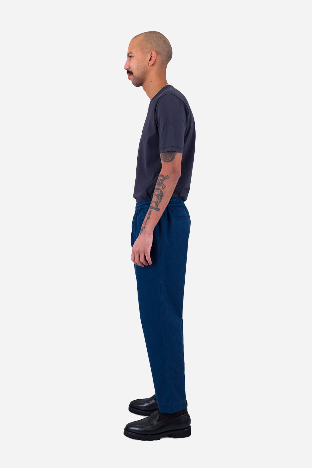 Pant dell'assemblaggio del DrawCord Folk (Moleskin blu inchiostro)