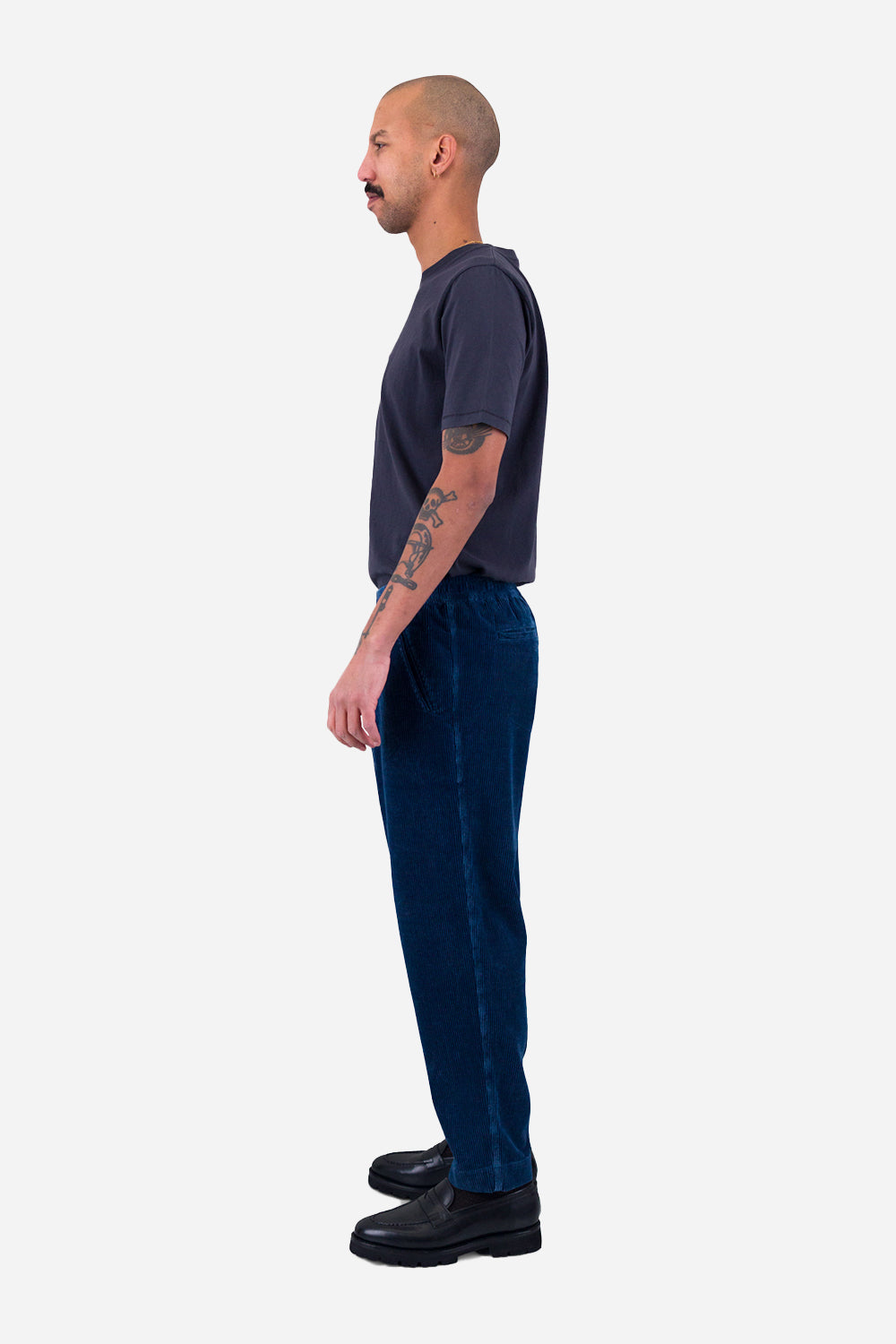 Pant dell'assemblaggio della scheda folk (cordone indaco lavato)