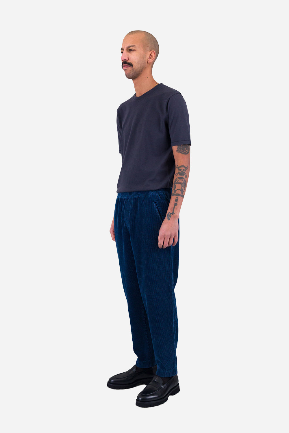 Pant dell'assemblaggio della scheda folk (cordone indaco lavato)