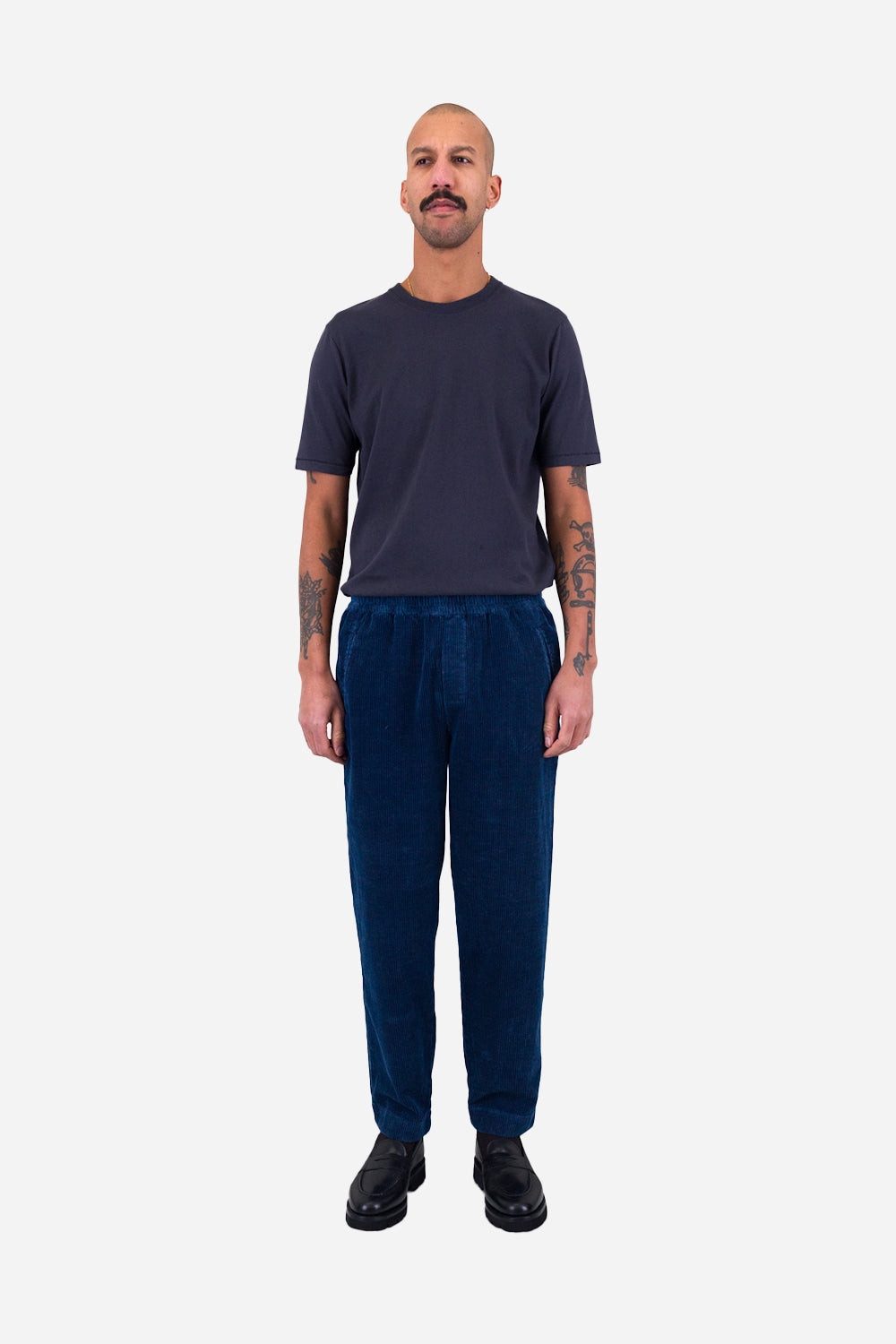 Pant dell'assemblaggio della scheda folk (cordone indaco lavato)