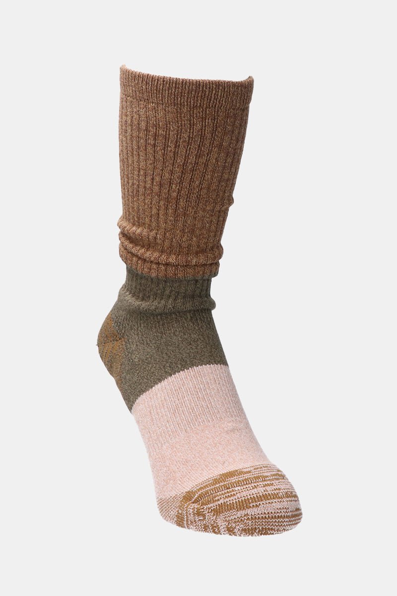 Anonymous Ism MOC Pile Crew Sock (Brown Beige) | Socks