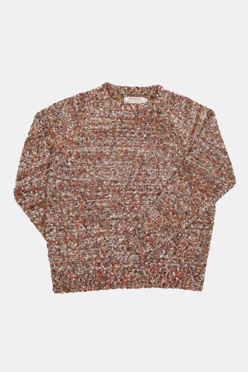 Anonymous Ism Slub Crew Neck Knit (Orange) | Knitwear