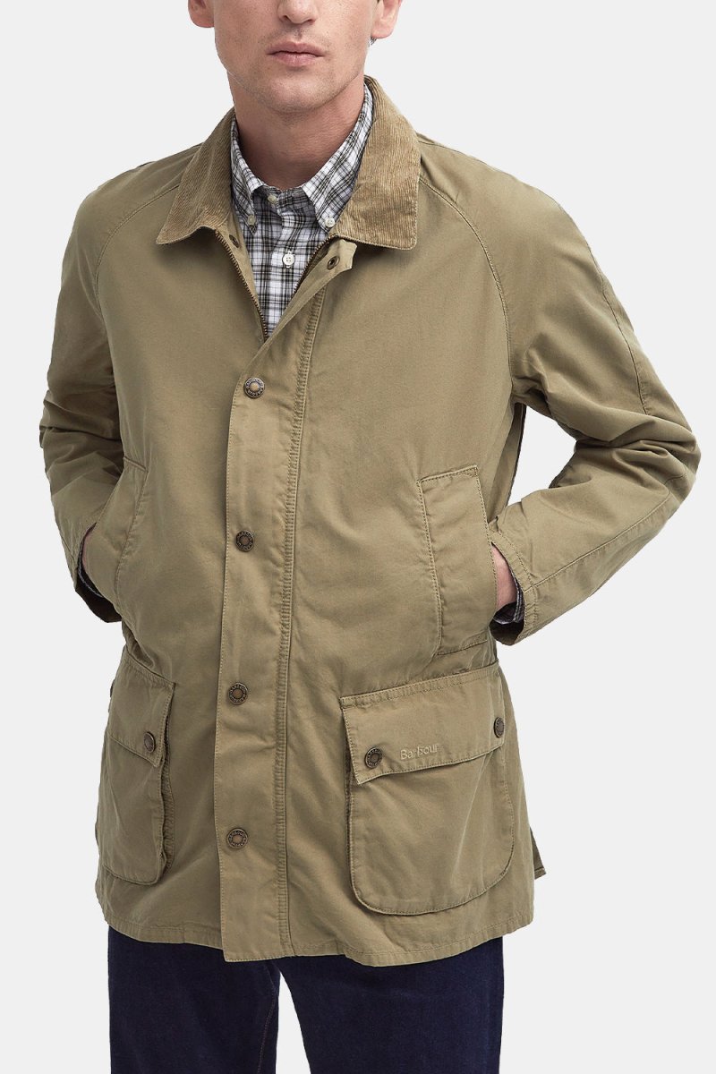 Giacca estiva casual di Barbour Ashby (oliva sbiancata)