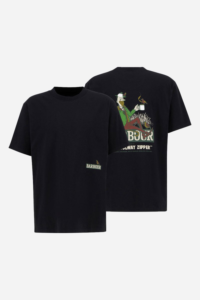 Barbour Campbell OS Graphic T-Shirt (Black) | T-Shirts