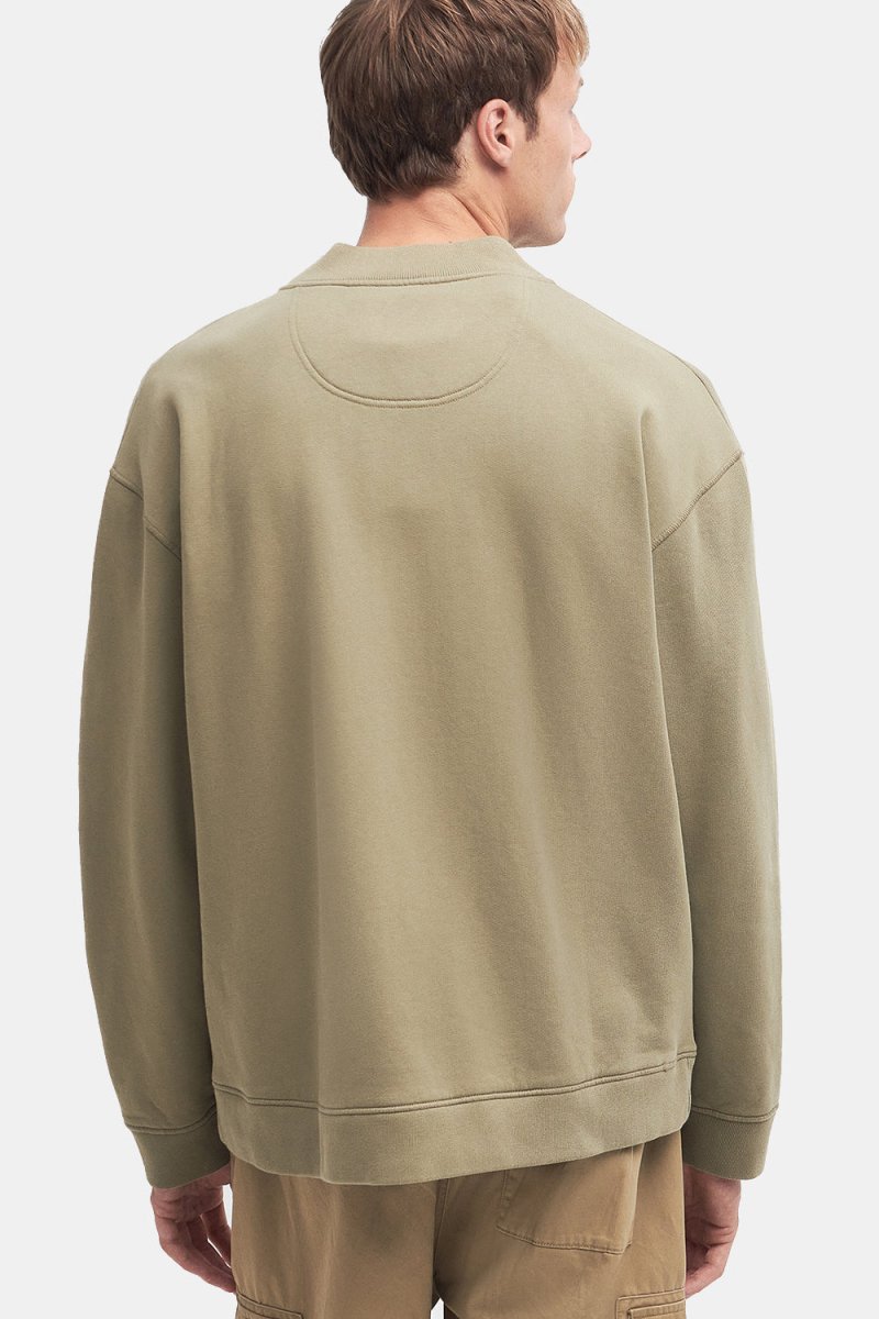 Barbour Donnington Cardigan (Bleached Olive) | Sweaters