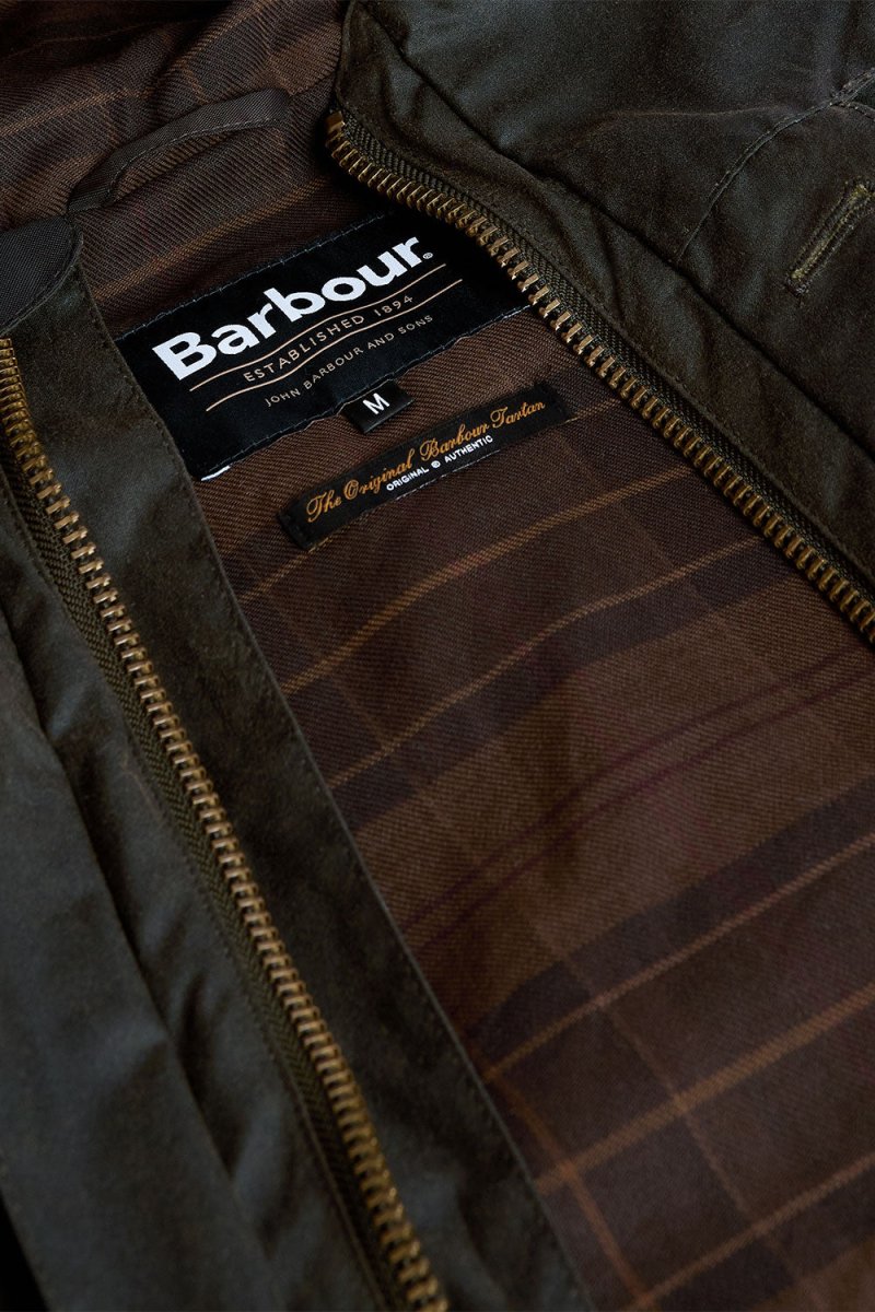 Barbour Re - engineered Endurance Mountain Wax Parka (Olive) | Jackets
