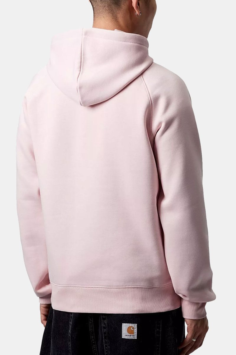 Carhartt WIP Hooded Chase Sweat (Air Pink/Gold) | Sweaters