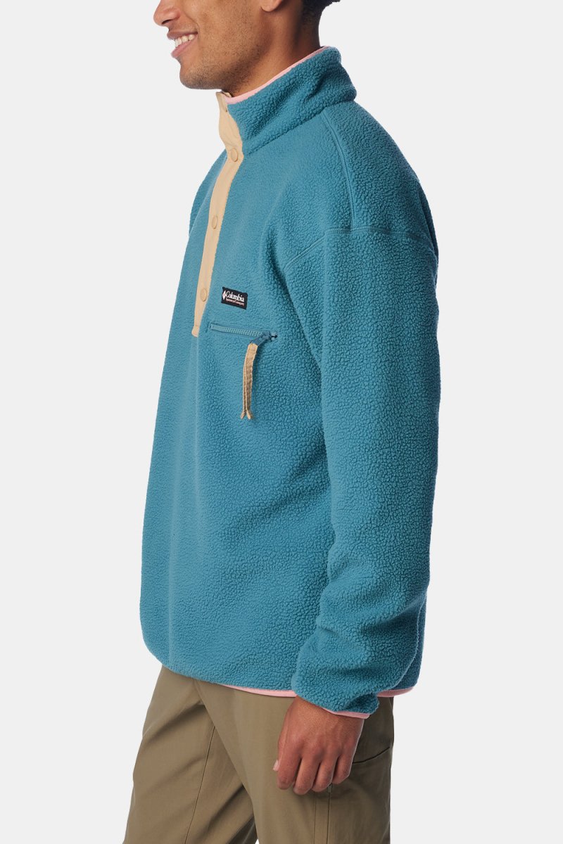 Columbia Helvetia Half Snap Fleece (Cloudburst/Canoe/Salmon Rose) | Sweaters