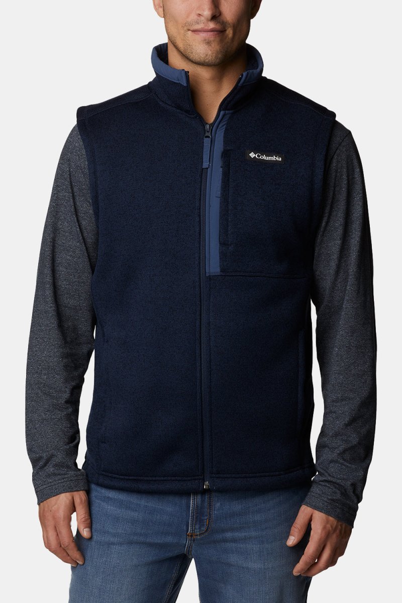 Columbia Sweater Weather Vest (Collegiate Navy Heather) | Vests
