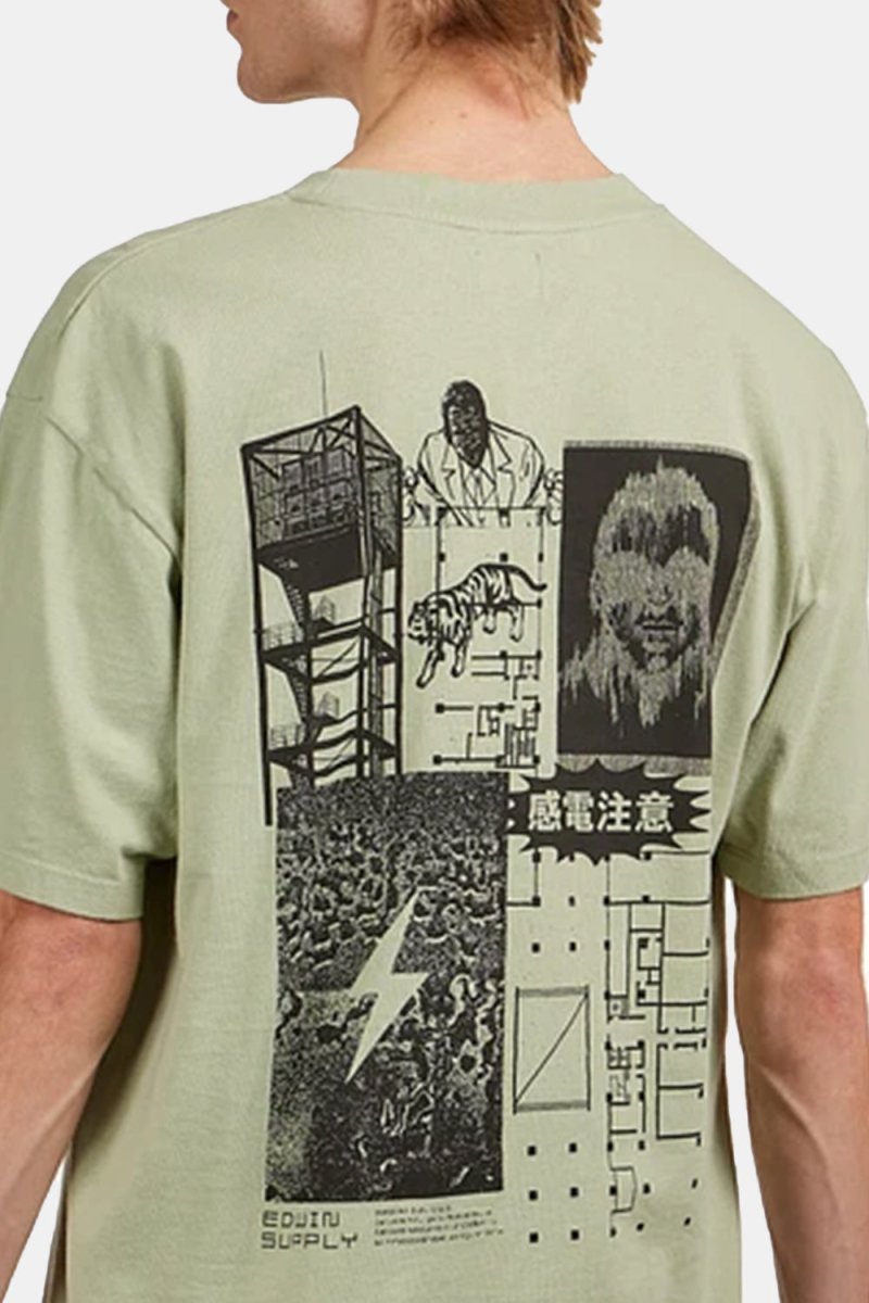 Edwin Hazardous Voltage T-Shirt (Desert Sage) | T-Shirts