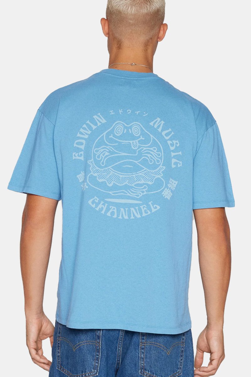 Edwin Music Channel T-Shirt (Parisian Blue) | T-Shirts