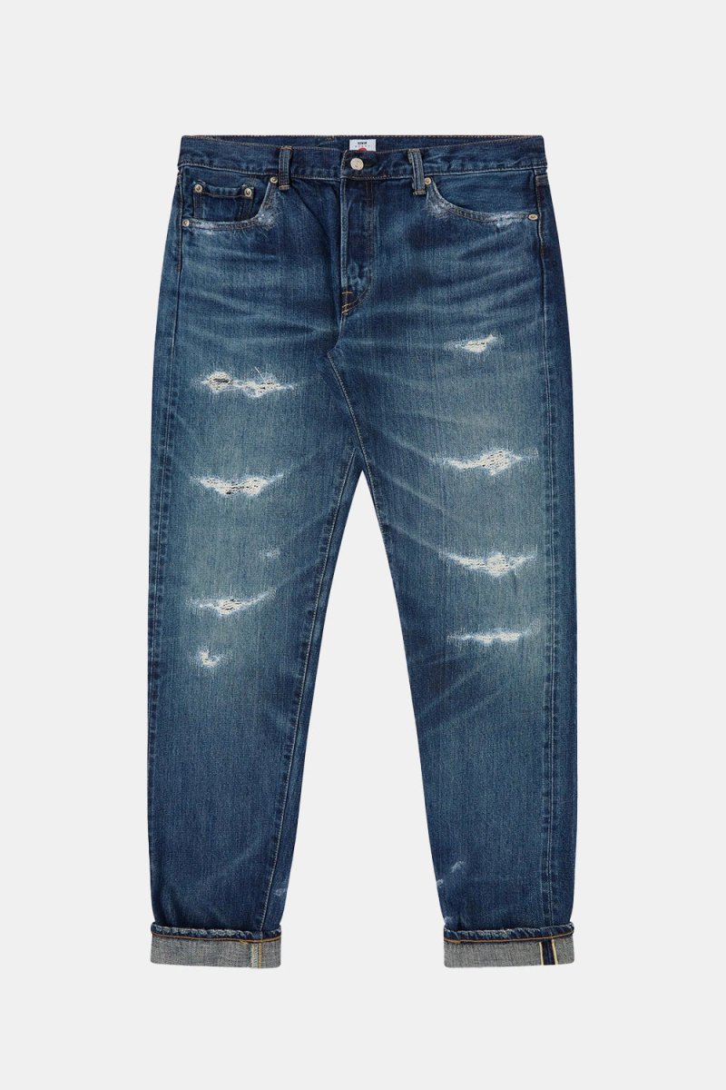 Edwin Regular Kaihara Tapered Rainbow Selvage Jeans (Dark Pure Indigo) | Jeans