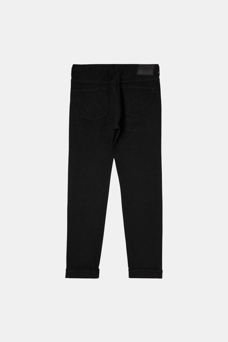 Edwin Regular Tapered Kaihara Black Jeans (Green & White Selvage)