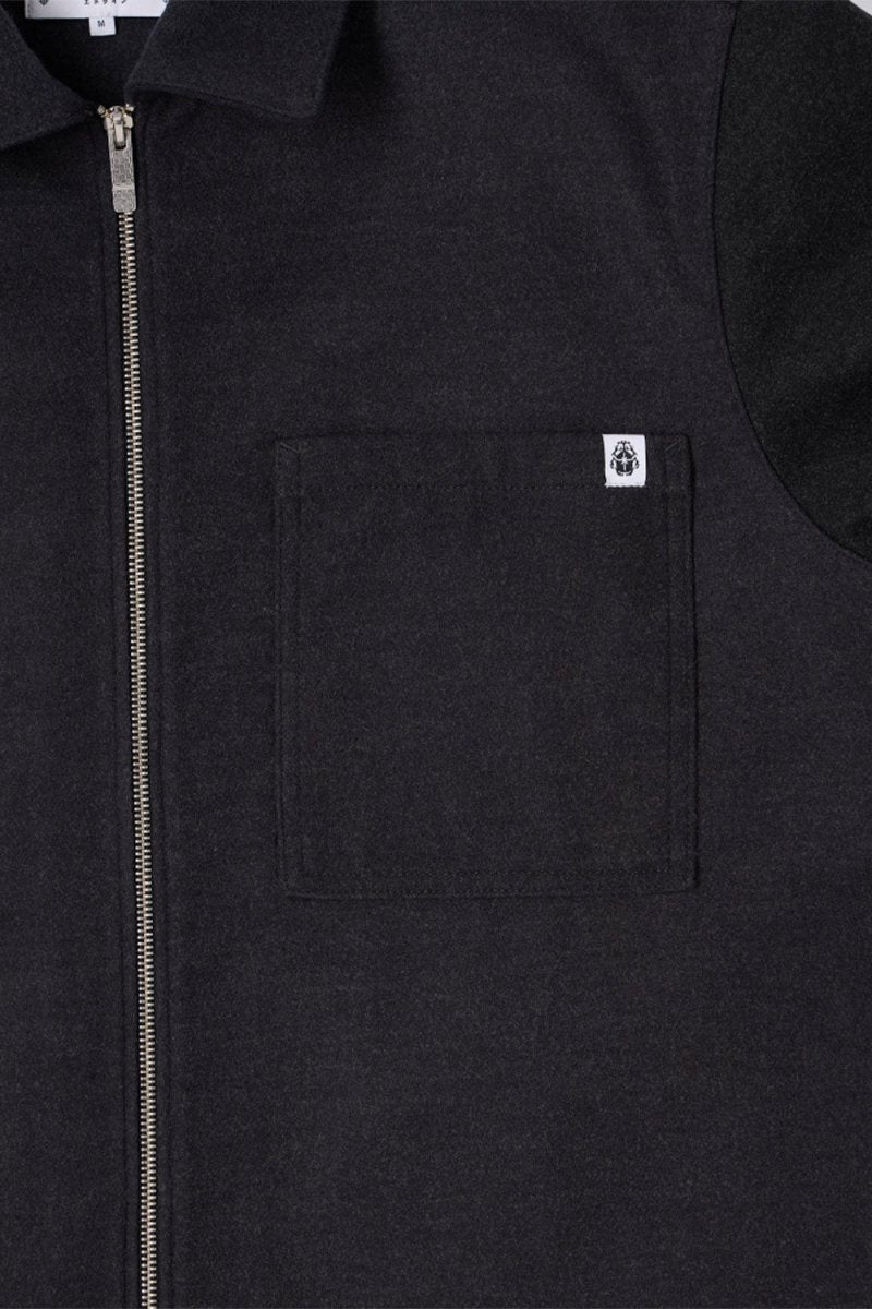 Edwin Snug Overshirt (Dark Grey Marl) | Jackets
