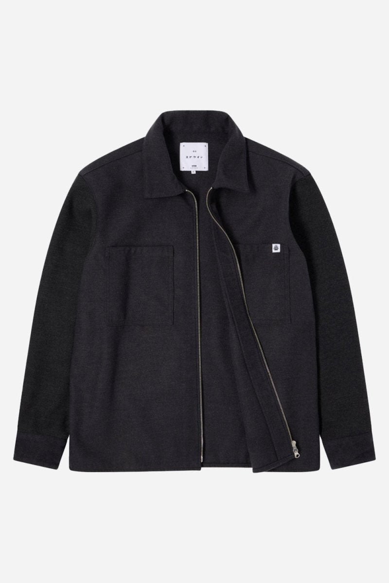 Edwin Snug Overshirt (Dark Grey Marl) | Jackets