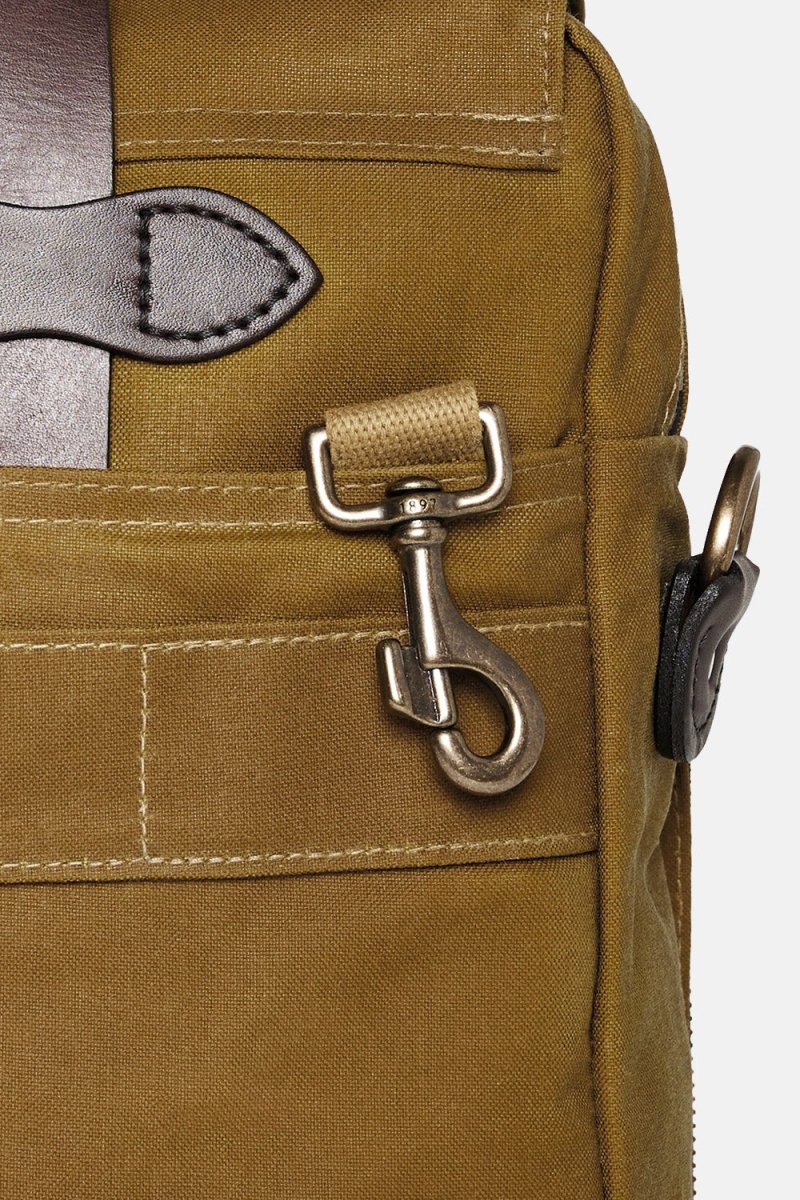 Filson 24-Hour Hour Tin Cloth Briefcase (Dark Tan) | Bags