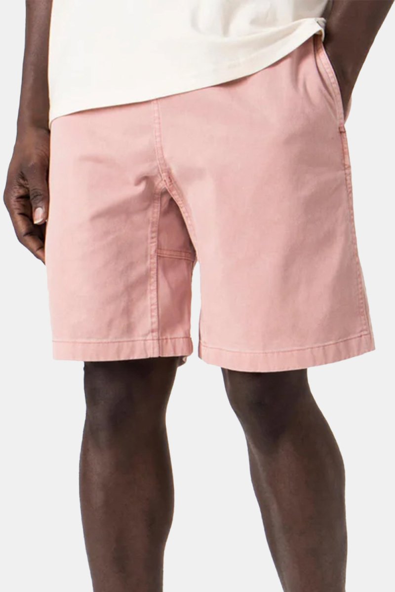 Gramicci G-Shorts Pigment Dye Cotton Twill (Coral) | Shorts