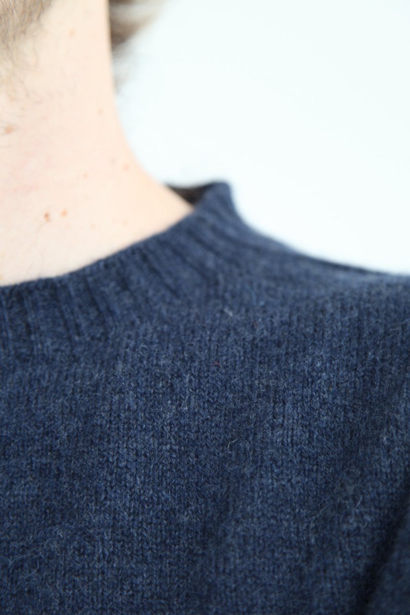 Half-Dozen Supersoft Wool & Cashmere Crew (Bakjal Navy) | Knitwear