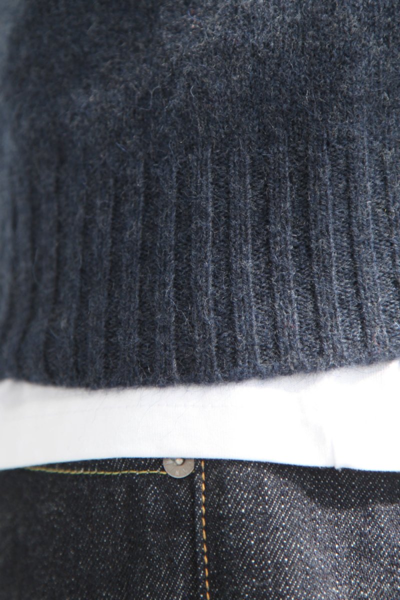 Half-Dozen Supersoft Wool & Cashmere Crew (Bakjal Navy) | Knitwear