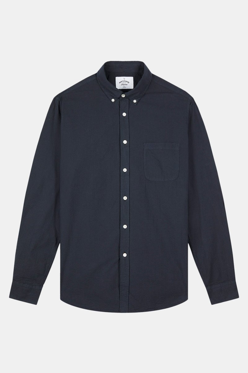 Portuguese Flannel Atlantico Shirt (Navy) | Shirts