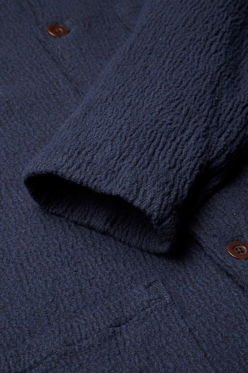 Portuguese Flannel Labura Chore Workwear Jacket (Low Tide Navy) | Jackets
