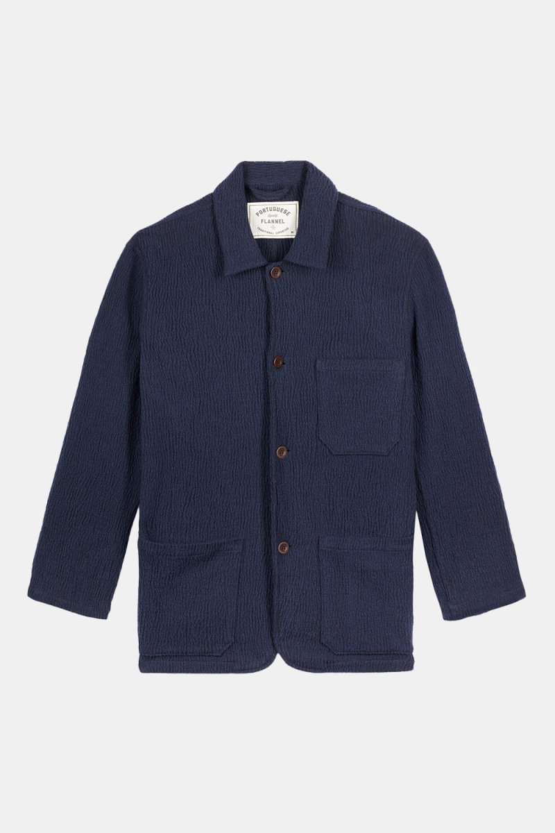 Portuguese Flannel Labura Chore Workwear Jacket (Low Tide Navy) | Jackets