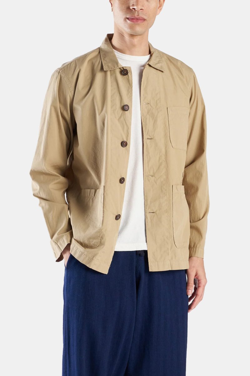 Universal Works Fine Poplin Bakers Jacket (Summer Oak) | Jackets