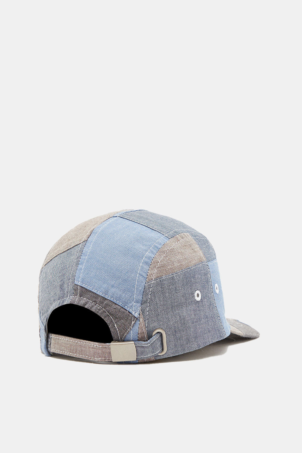 Anonymous Ism Chambray Patchwork Cap (Blue)