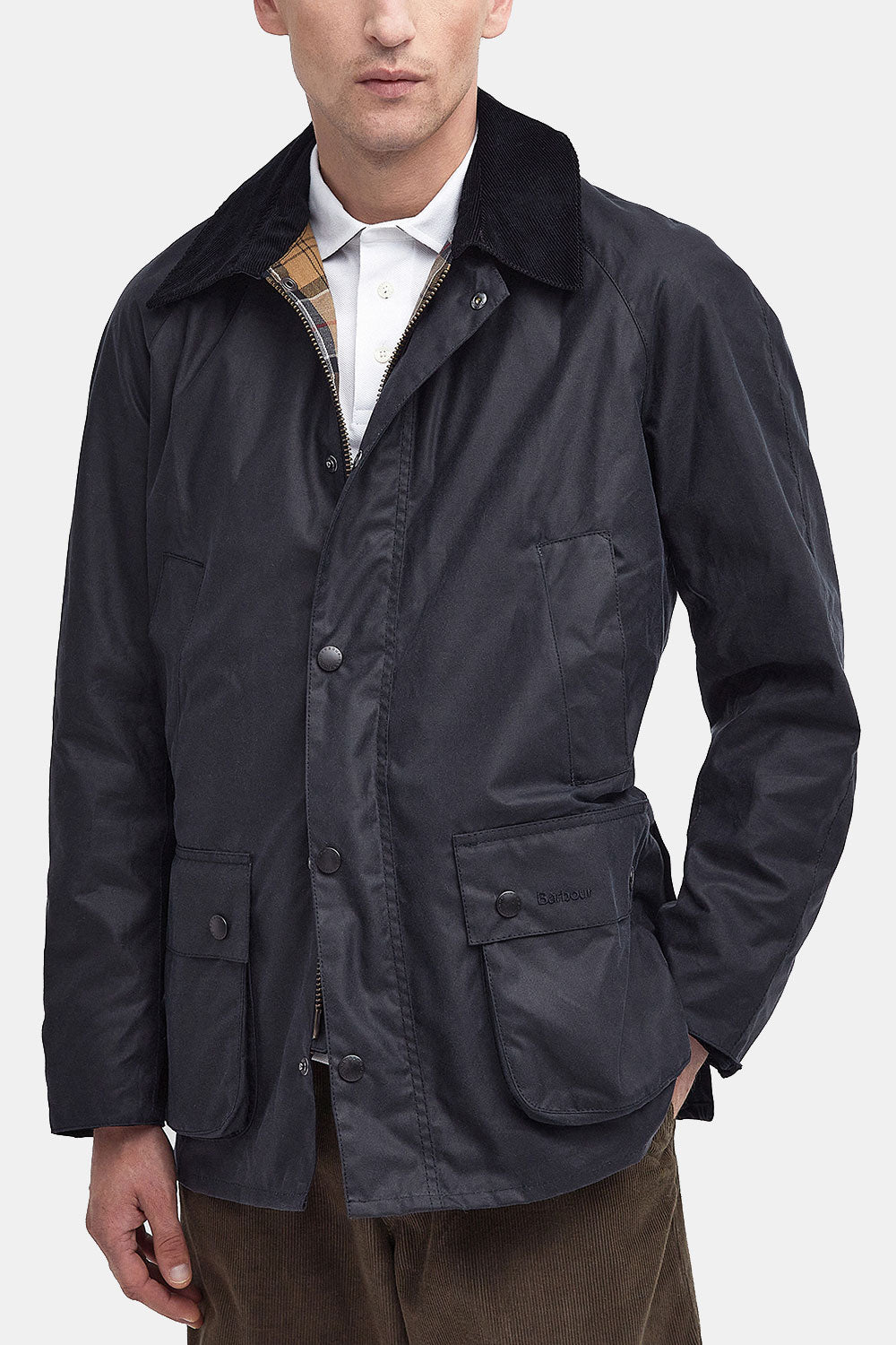 Giacca cerata di Barbour Ashby (blu scuro)