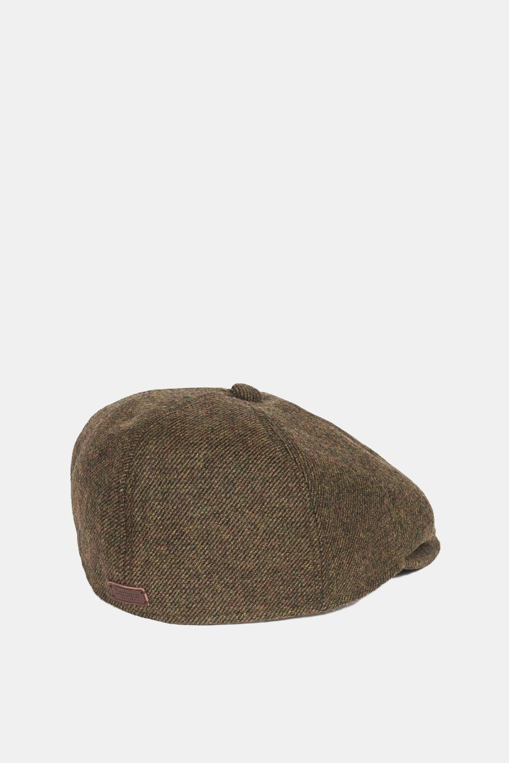 Barbour Claymore Bakerboy Flat Cap (Olive Twill)