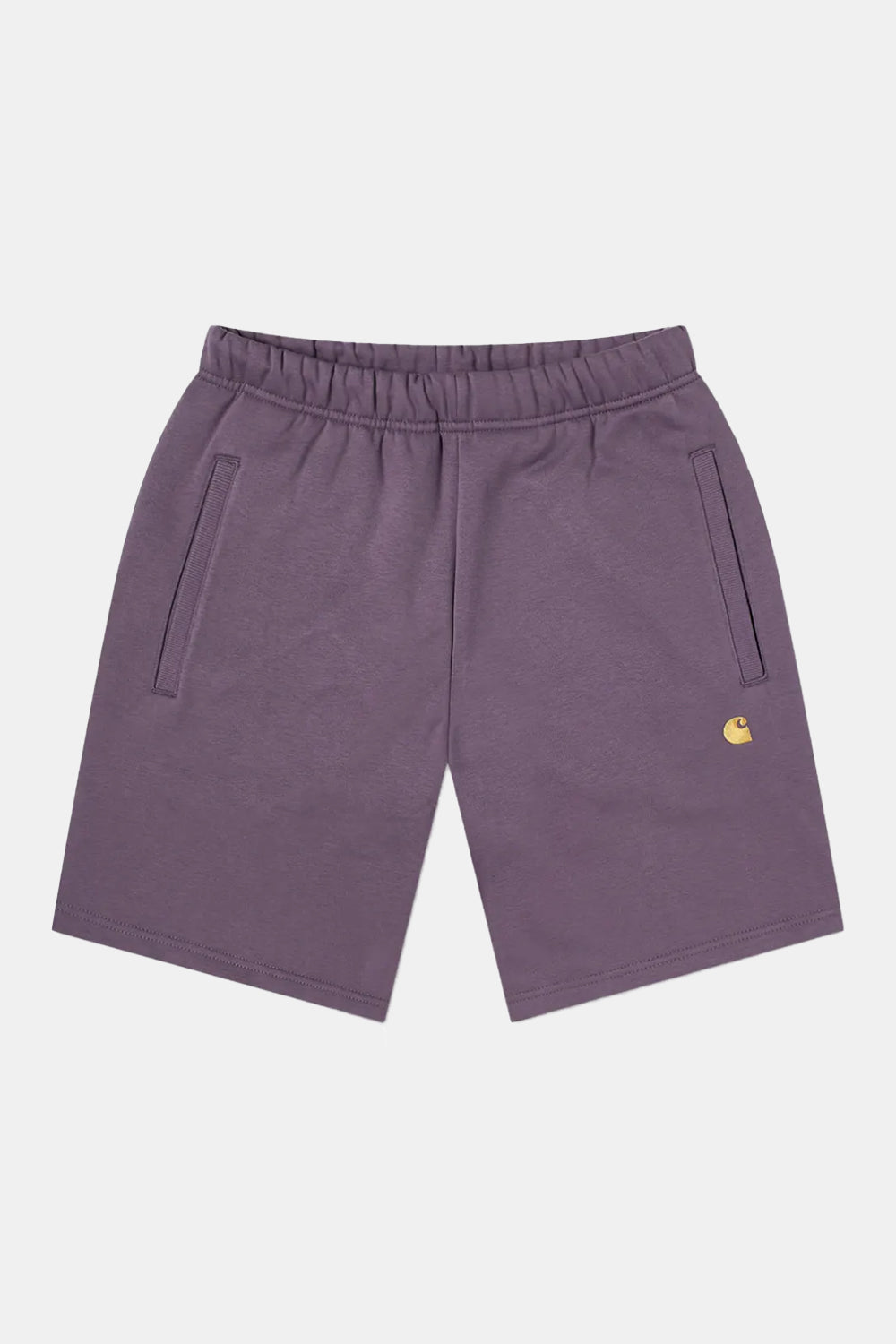 Carhartt WIP Chase Sweat Shorts (Provence & Gold)