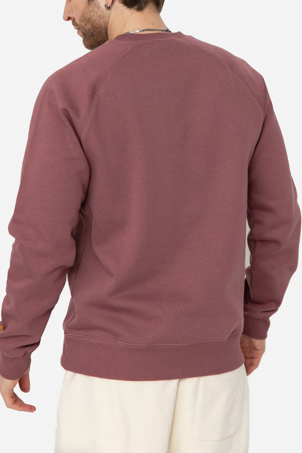 Carhartt Wip Chase Sweatshirt (Dusky Pink/Gold)