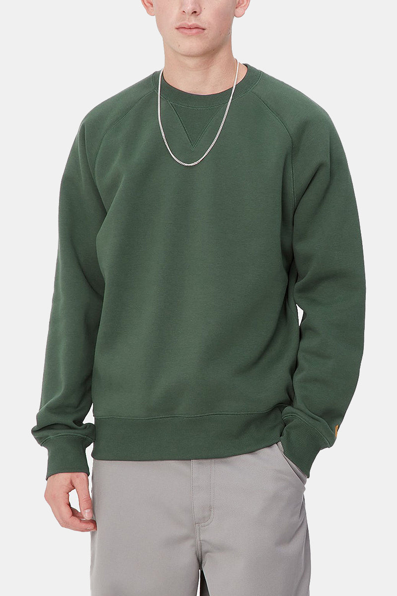 Carhartt Wip Chase Sweatshirt (Sycamore Tree/Gold)