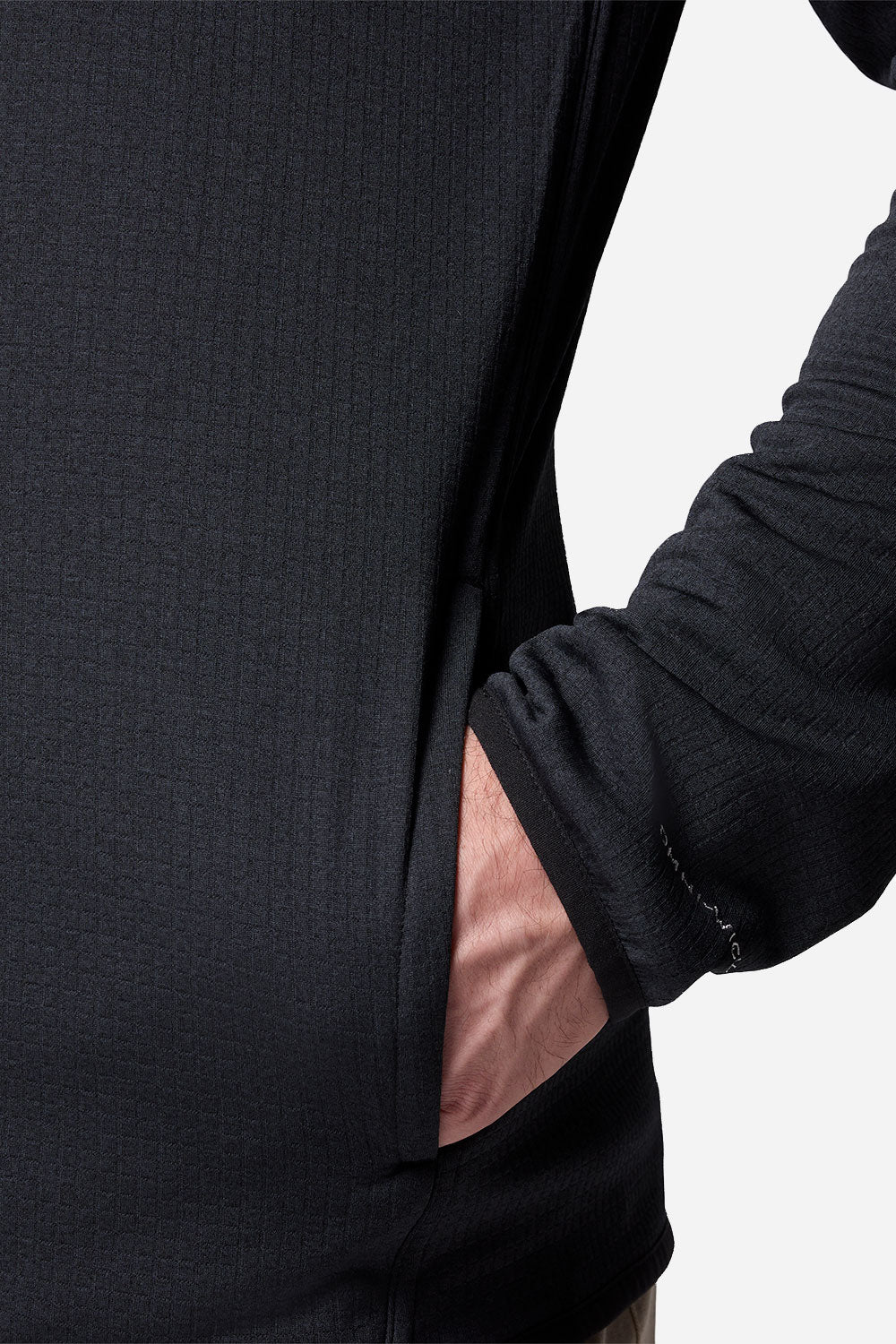 Columbia Essential Hike™ Grid Fleece con cerniera intera (nero)