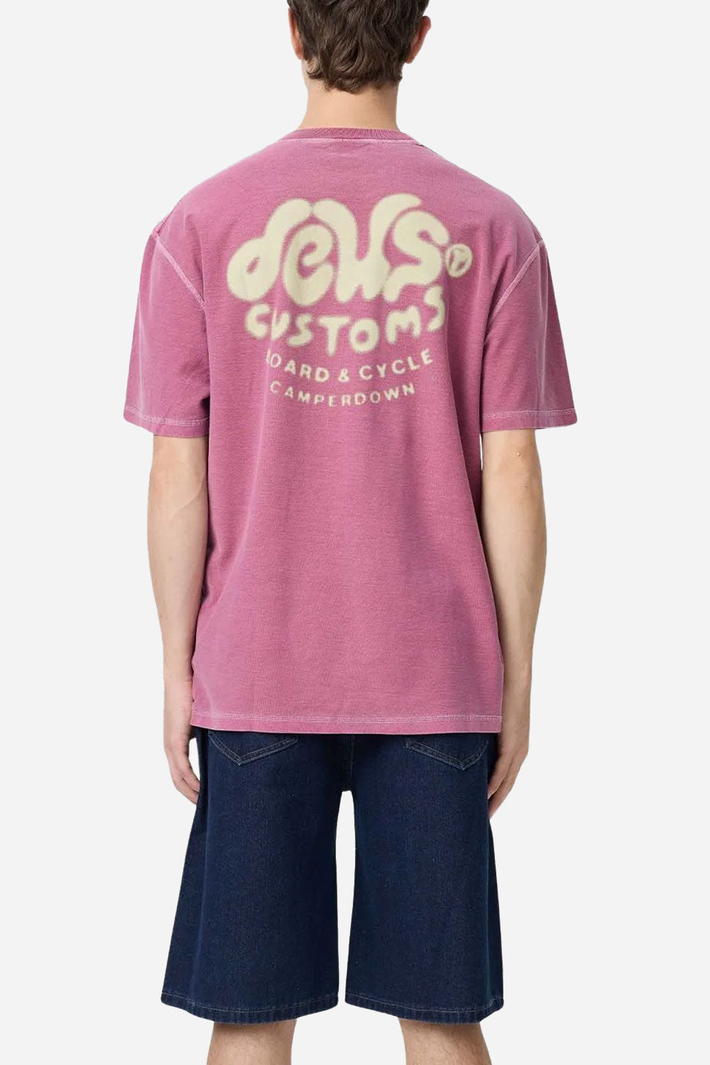 T-shirt Deus Debris Reverse (Rosa secca)