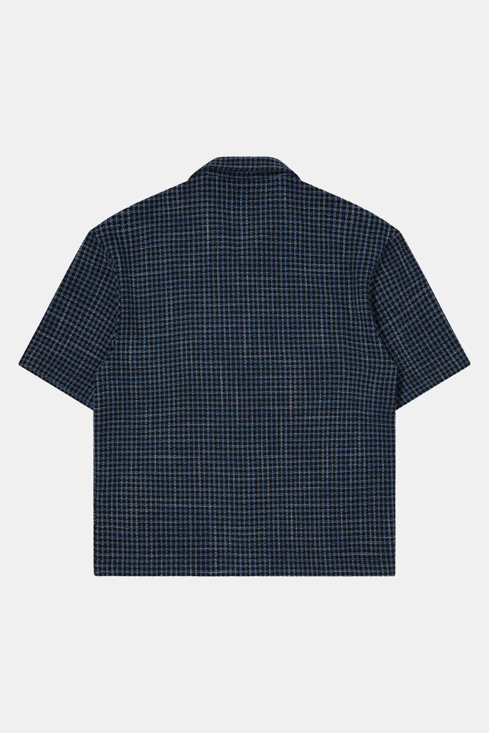 Edwin Saga Short Sleeve Shirt (Blue Dobby Check)