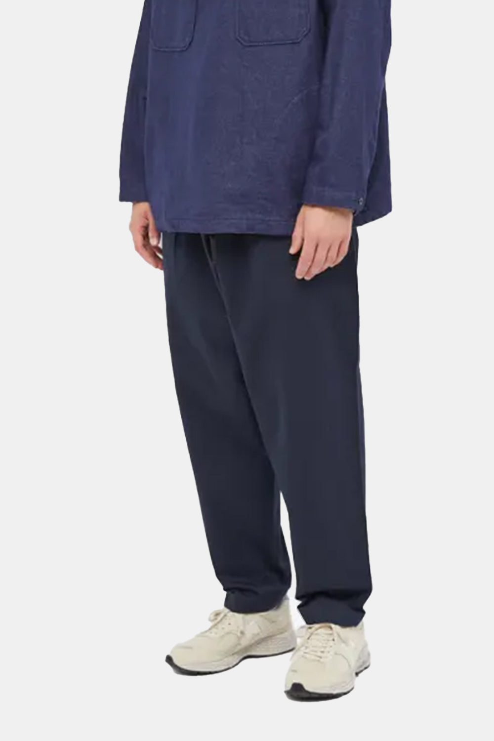 Universal Works Pleated Track Pant (Navy Twill)