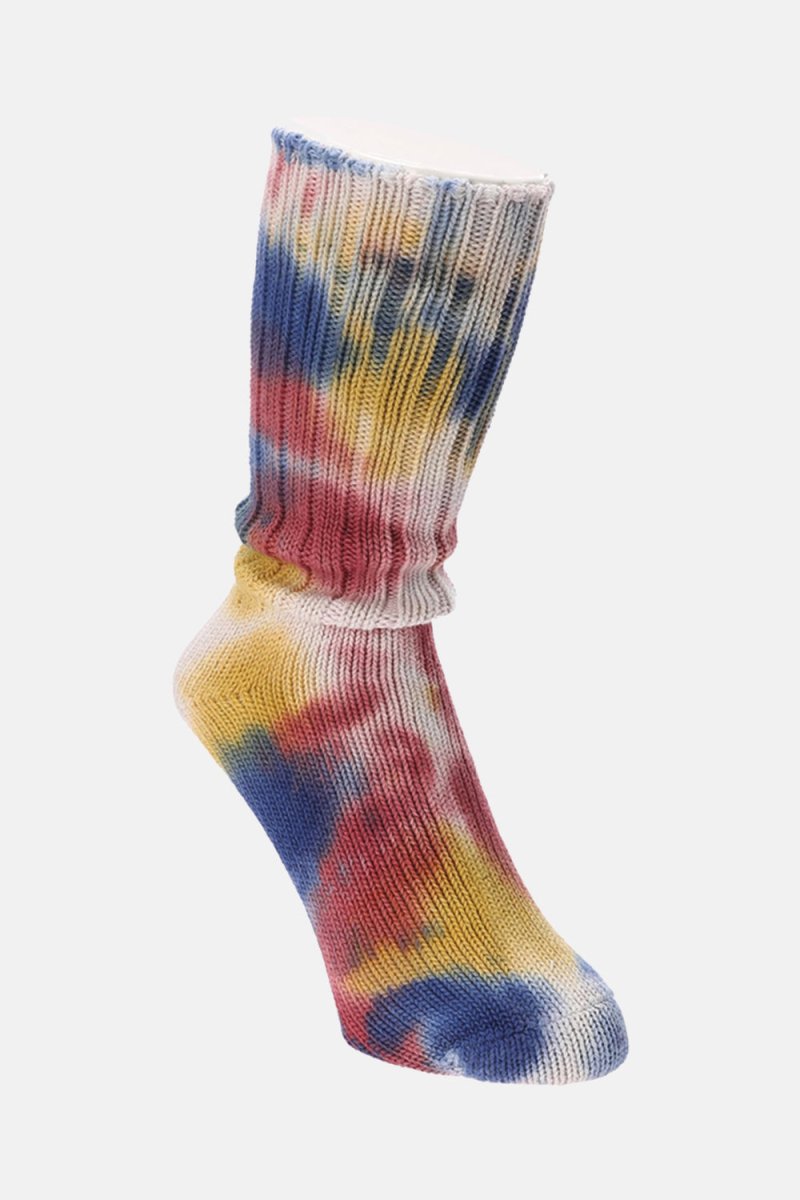 Anonymous Ism Scatter Dye Crew Socks (Red Melange) | Socks