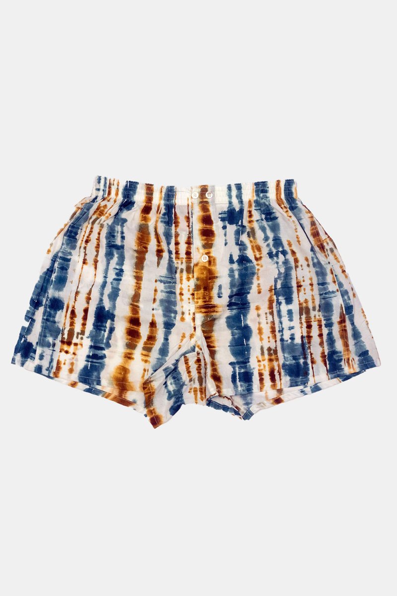 Anonymous Ism Tie Dye Boxers (Blue/Brown) | Underwear