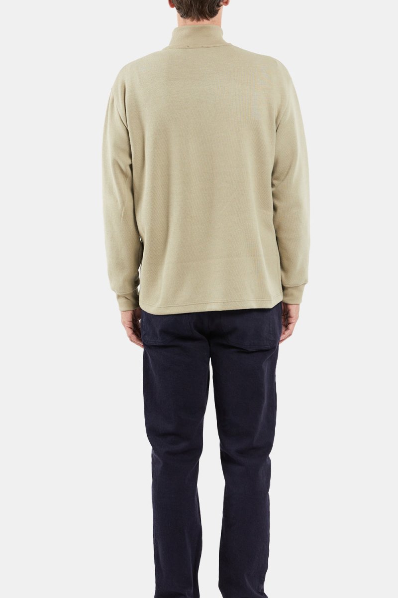 Armor Lux 1/4 Zip Sweat Camionneur Héritage (Argile Green) | Maglioni
