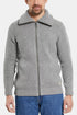 Armor Lux 2x2 maglia con cerniera a coste (grigio ardesia) | Maglieria