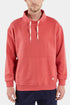 Felpa Armour Lux in cotone organico collo alto (rosso mirtillo) | Maglioni
